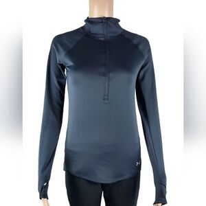 Under Armour Black Cold Gear 3/4 Zip Top